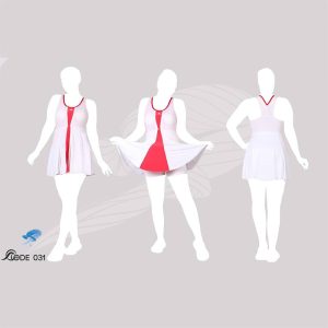 مایو زنانه دامن دار turbo کد 3432