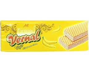 ویفر کرم دار موزی ورنال فرمند