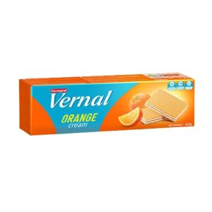 ویفر کرم دار پرتقالی ورنال فرمند