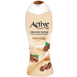 شامپو صورت و بدن Milk & Coffee سری Creamy Scrub اکتیو