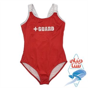 مایو دخترانه arena طرح Life Guard کد 4084