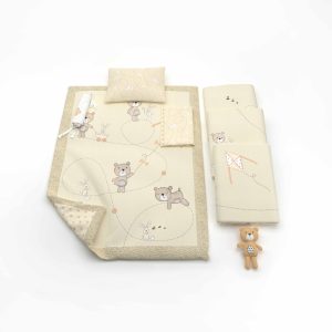 سرویس خواب هفت تکه BEAR & KITE + عروسک موزیکال