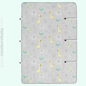 ملحفه پد دار تشک (ضد نم) BROOKS JUNGLE