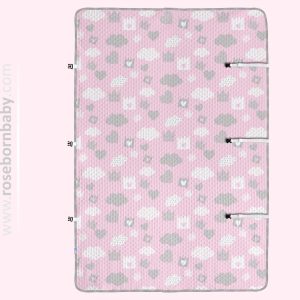 ملحفه پد دار تشک (ضد نم) LITTLE SWEETIE GIRL