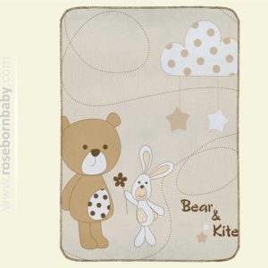 پتو دورپیچ نخی BEAR & KITE