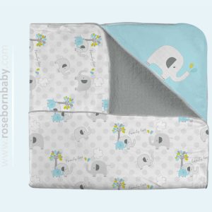 پتو دورپیچ کلاه دار FAMILY LOVE BOY